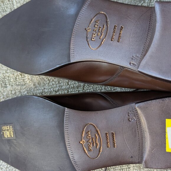 Prada Square-toe Oxfords (9.5) main image 4